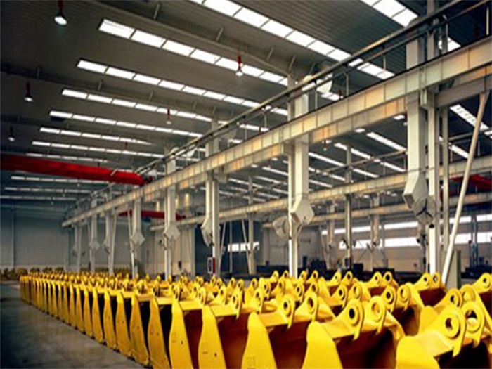 敦煌挖掘机装配车间